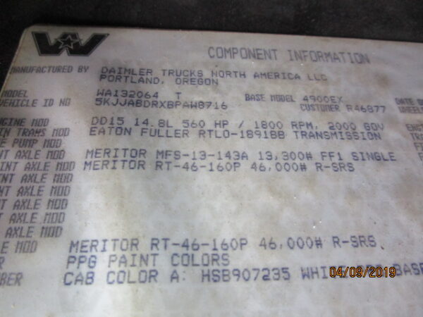 2011 WESTERN STAR 4900EX - Image 29