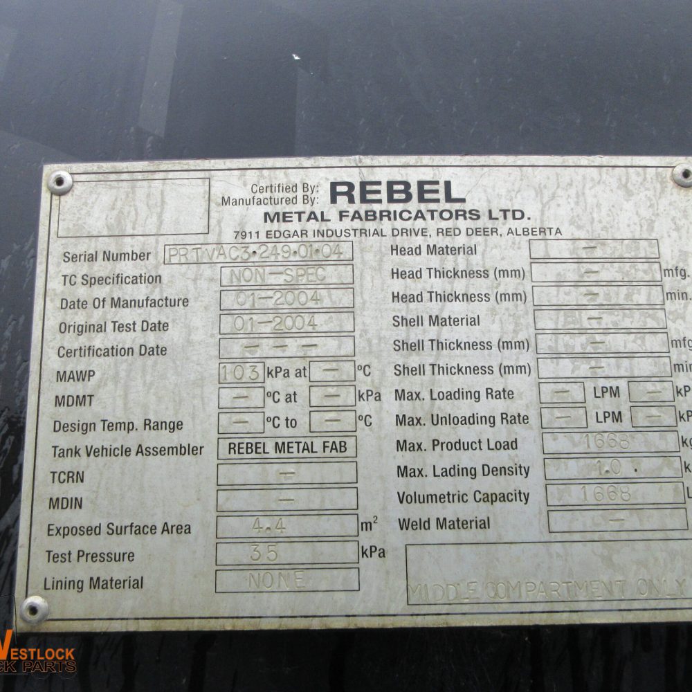 1299 TANK TAG